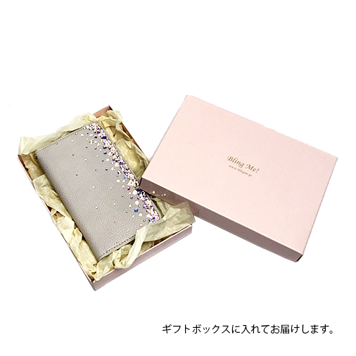 Bling Me!   スマホケース Smartphone Case M/Synthetic leather/LineS(Greige) SMARTPHONE
