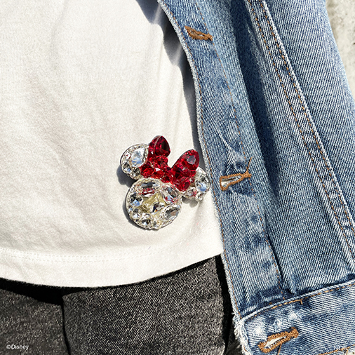 Bijou Brooch/Minnie Mouse COLLABORATION Bling Me!