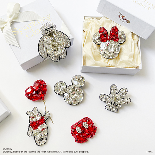 Bijou Brooch/Mickey Mouse Hand COLLABORATION Bling Me!