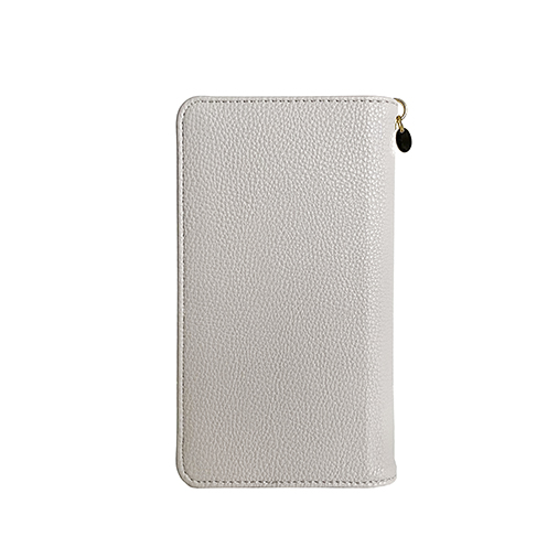 Smartphone Case M/Synthetic leather/Smiley Sparkling(Greige