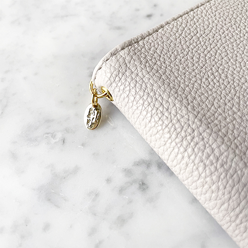 Smartphone Case M/Synthetic leather/Flower(Greige) SMARTPHONE CASE