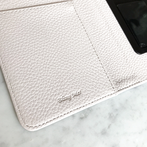 Smartphone Case M/Synthetic leather/Flower(Greige) SMARTPHONE CASE