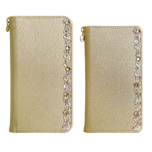 Smartphone Case M/Synthetic leather/LineS(Gold) SMARTPHONE CASE