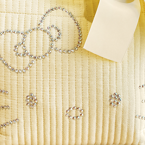 ハローミミィ (カオ）キルティングトート_Yellow COLLABORATION