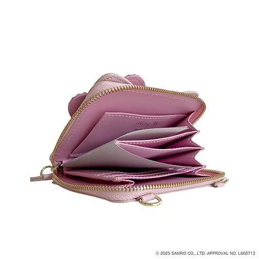 HELLO KITTY フェイス型ミニ財布（Pink/Roseリボン） COLLABORATION